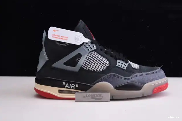 Cheap TBkick 4 Air CV9388-001 White Off Bred Jordan Retro x 0519